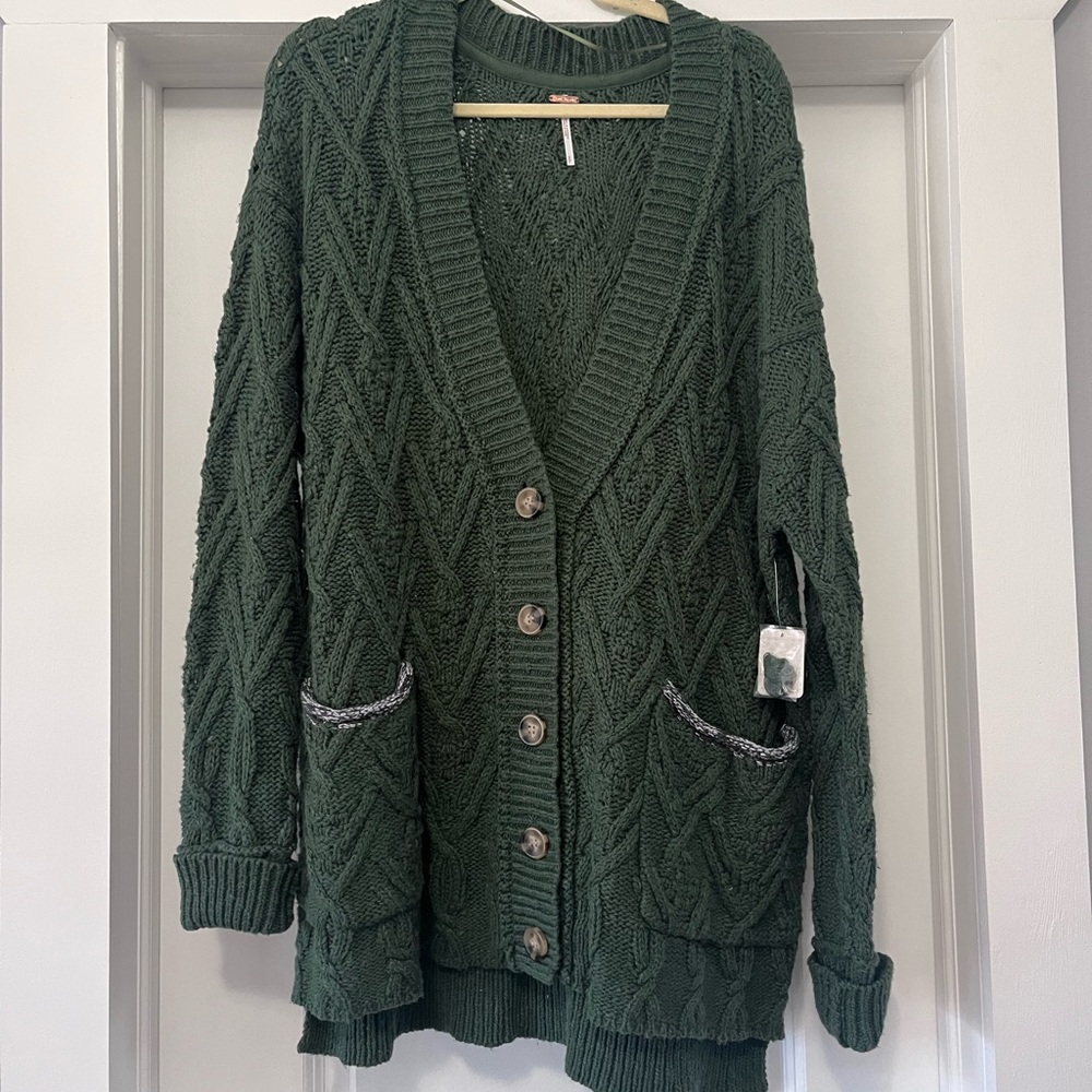 Free People Long Cardigan